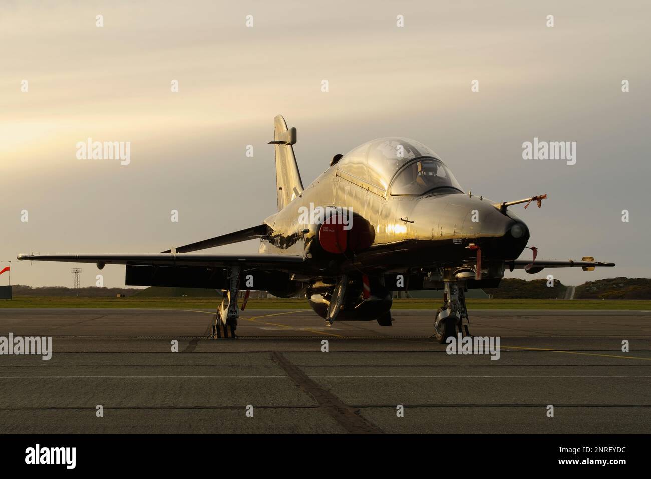 BAe Hawk T 2, ZK013, 4 Sqn, RAF Valley , Anglesey, North Wales, United Kingdom, Stock Photo