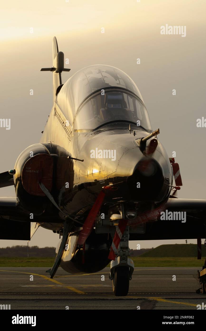 BAe Hawk T 2, ZK013, 4 Sqn, RAF Valley , Anglesey, North Wales, United Kingdom, Stock Photo
