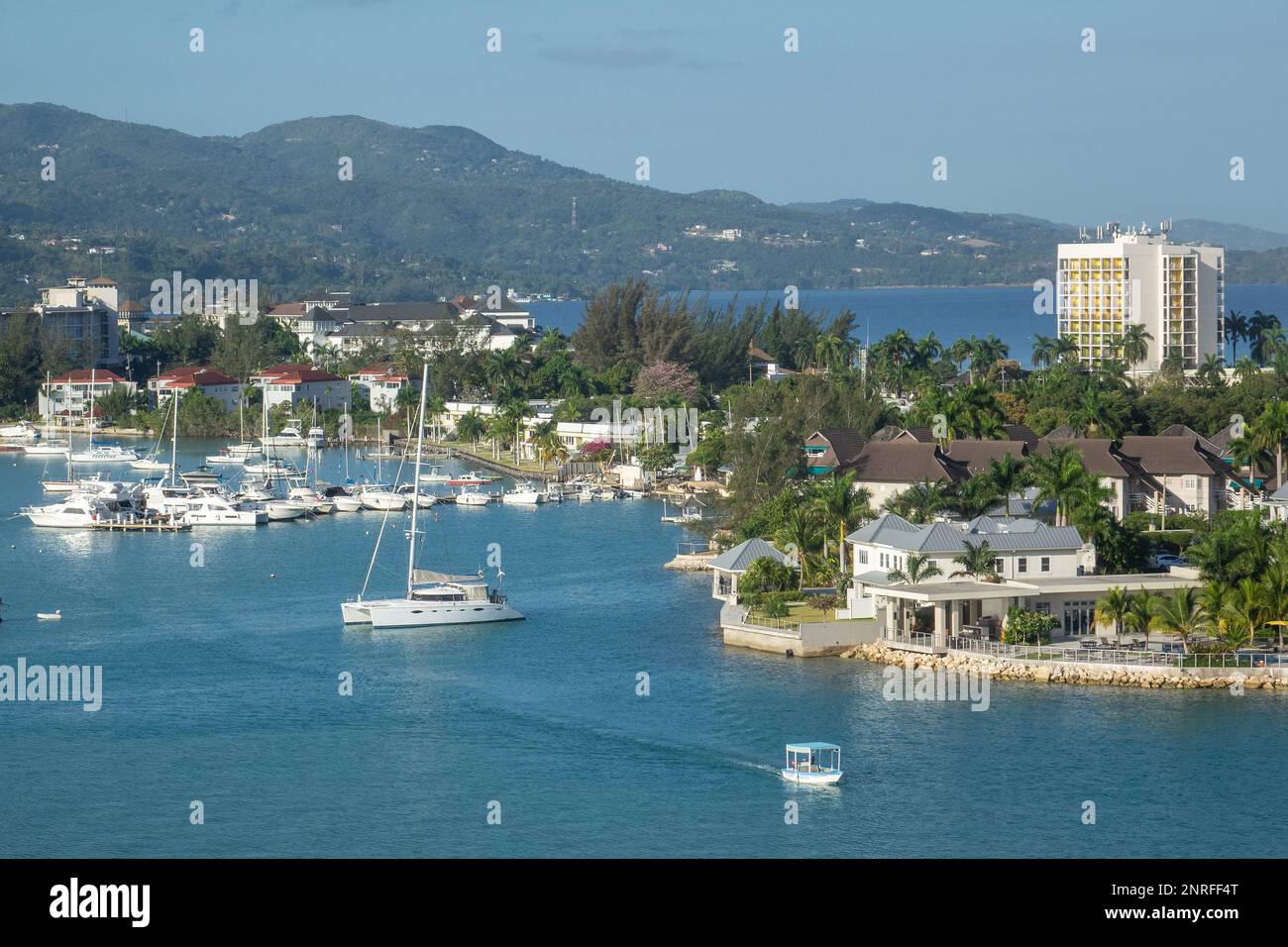 Caribbean, Jamaica, Montego Bay, Yacht club Stock Photo Alamy