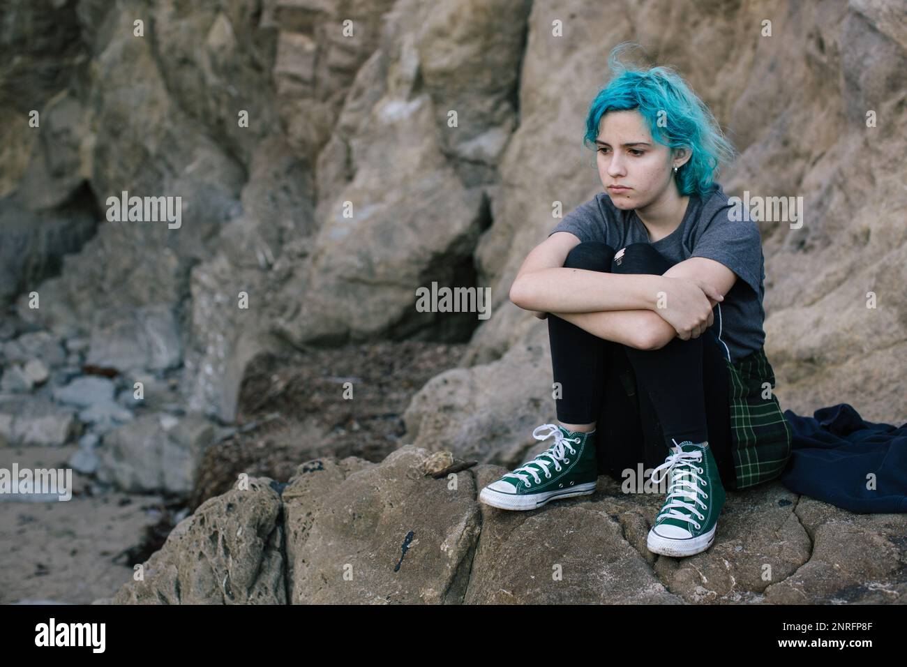 Edgy teen female hi-res stock photography and images - Alamy