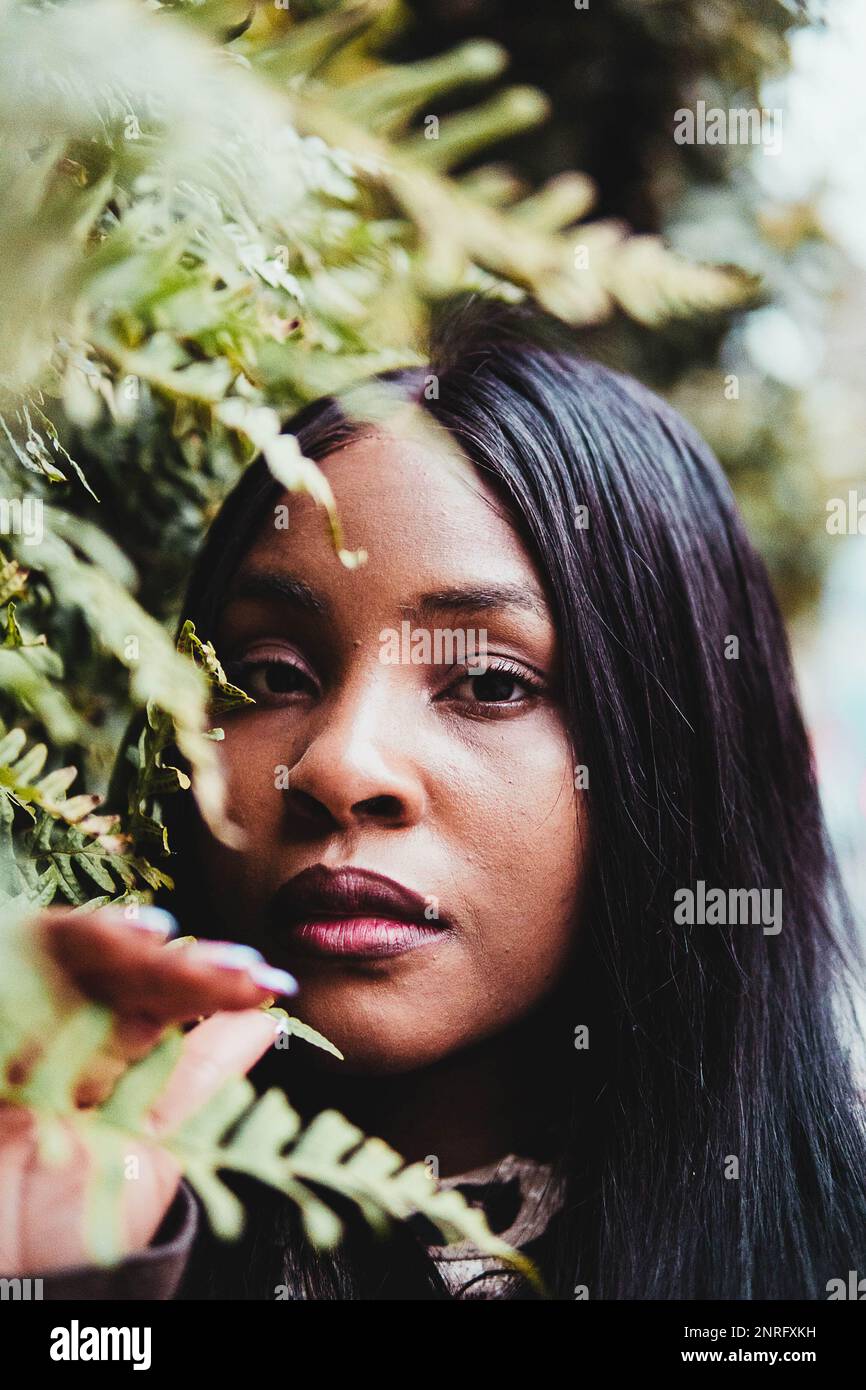 Old woman black model hi-res stock photography and images - Alamy