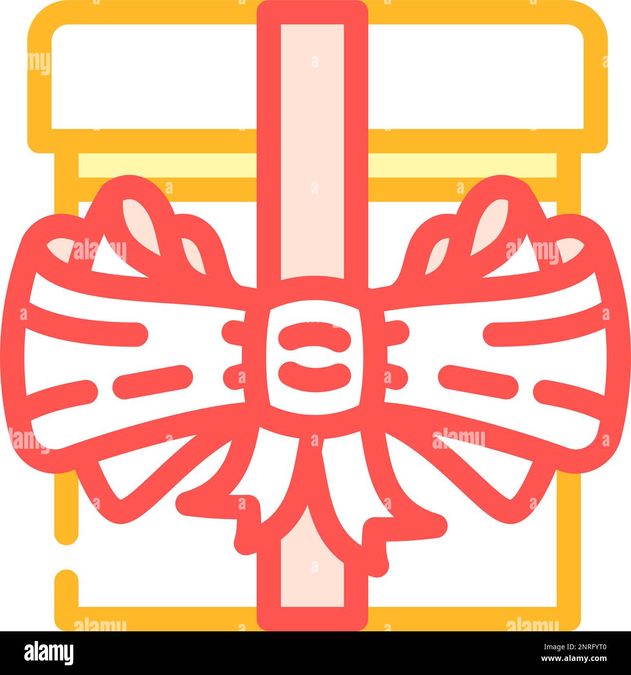 bow gift box color icon vector illustration Stock Vector Image & Art ...