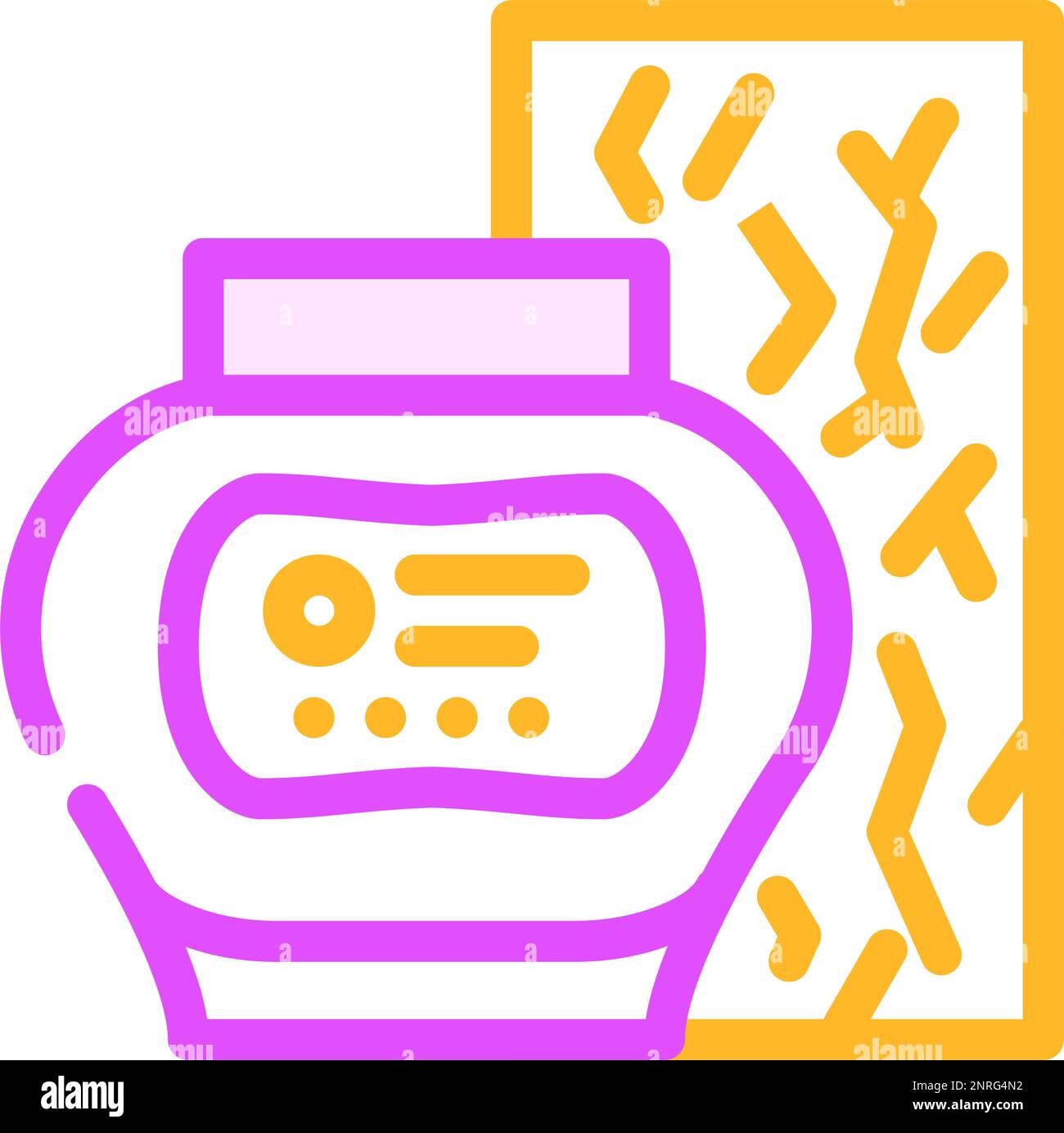 dry skin cream color icon vector illustration Stock Vector Image & Art ...