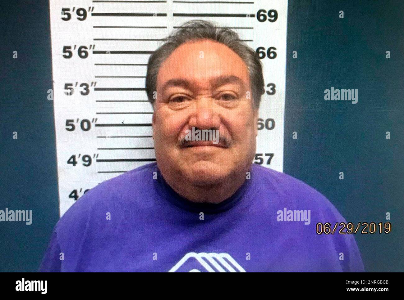 FILE This Saturday, June 29, 2019, file booking photo provided by the