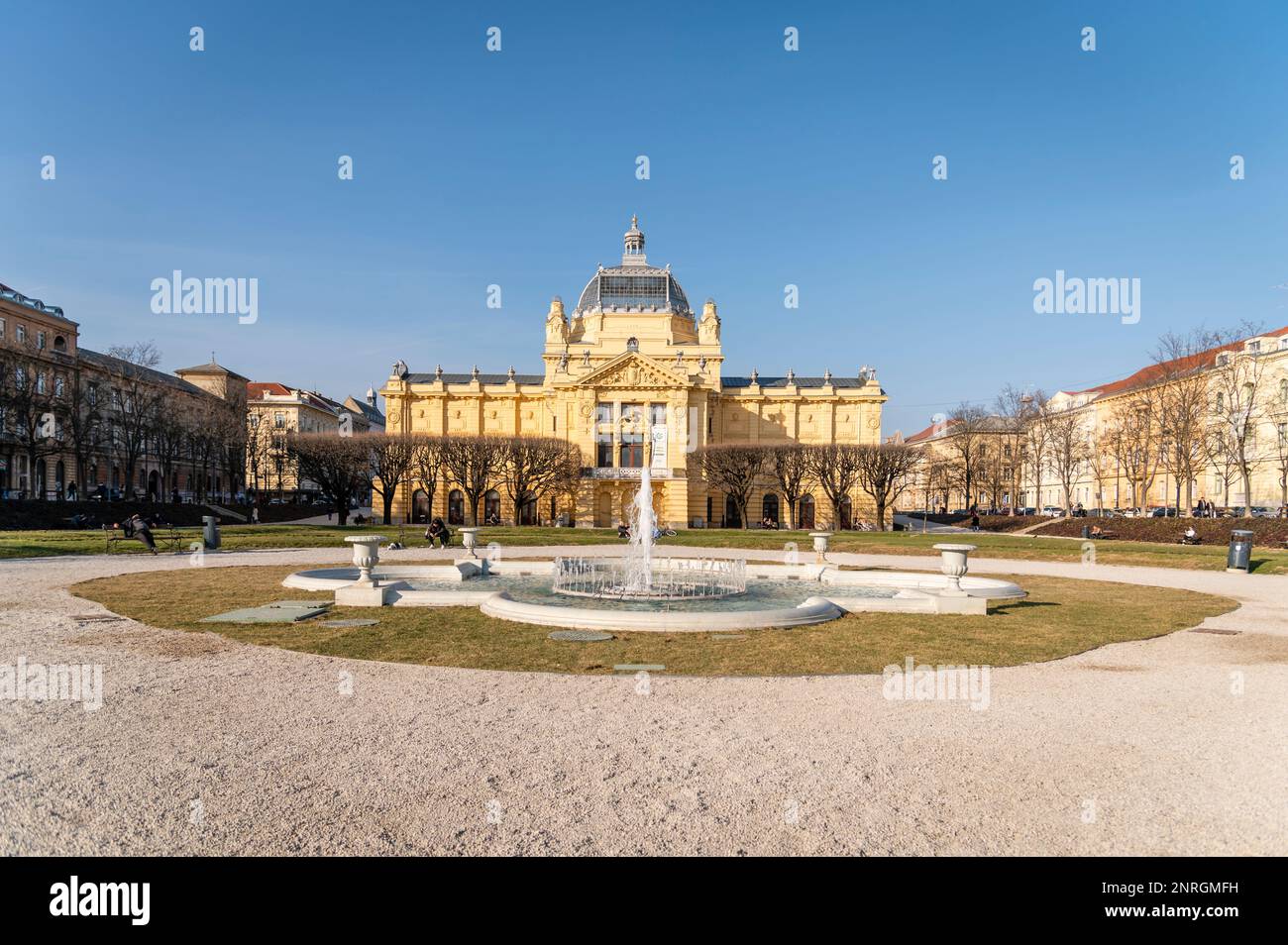 Art Pavilion in Zagreb, Croatia Stock Photo - Alamy