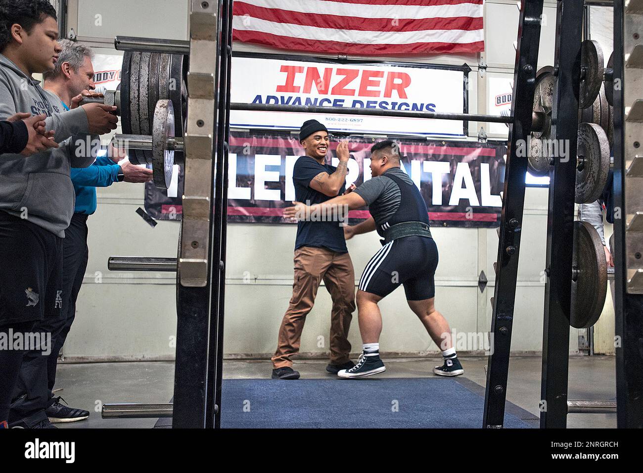 In this photo taken Dec. 7, 2019, Jaredval Caguiat, 17, celebrates a