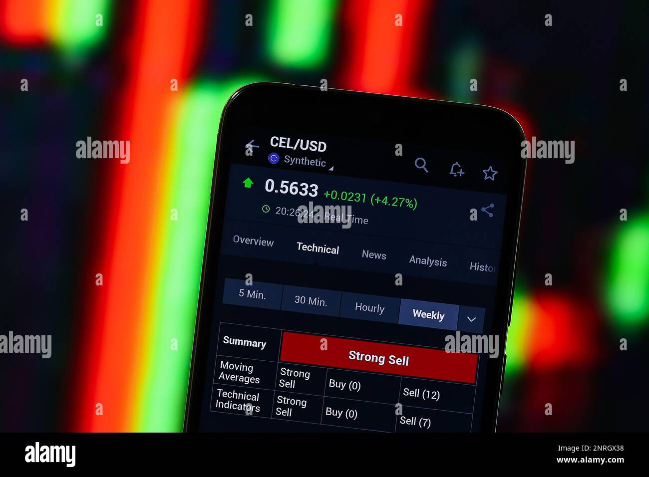 Celsius cryptocurrency hi-res stock photography and images - Alamy