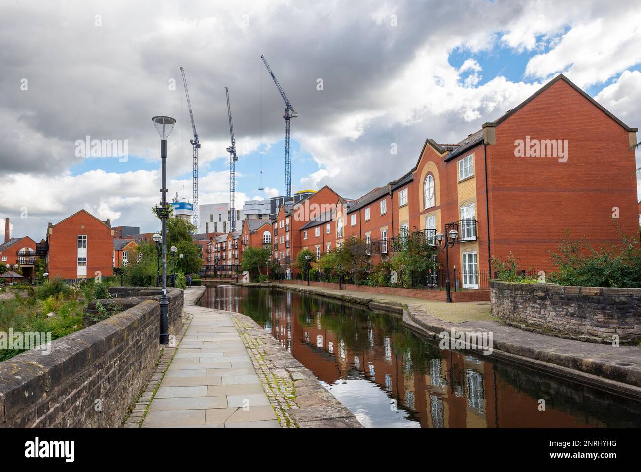 Piccadilly Village apartments beside the Ashton Canal in the centre of