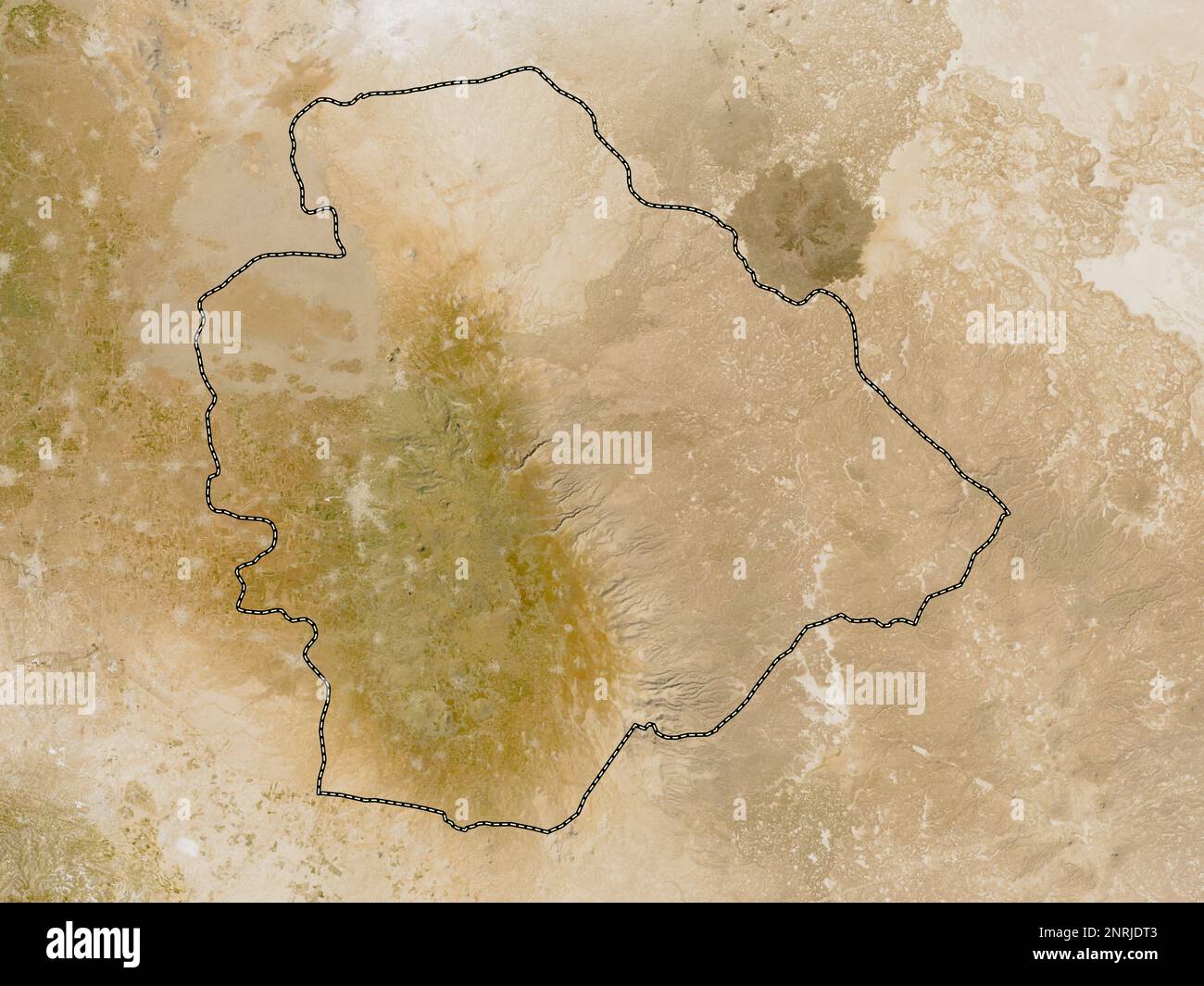 Suweida Map As Suwayda', province of Syria. Low resolution satellite map Stock ...