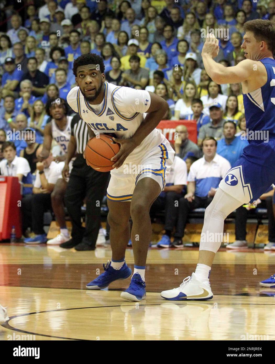 Cody Riley November 23, 2019 - UCLA Bruins forward Cody Riley #2 during a game ...