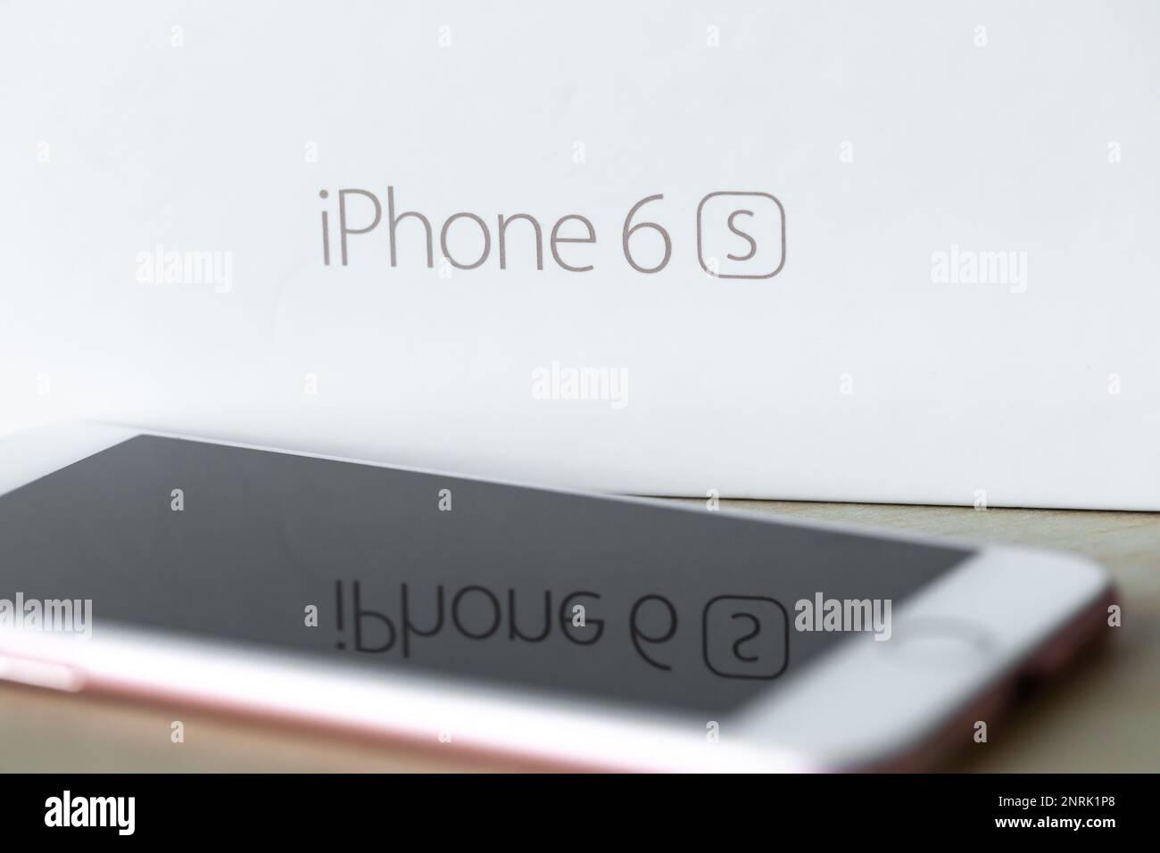 iPhone 6s smartphone Stock Photo