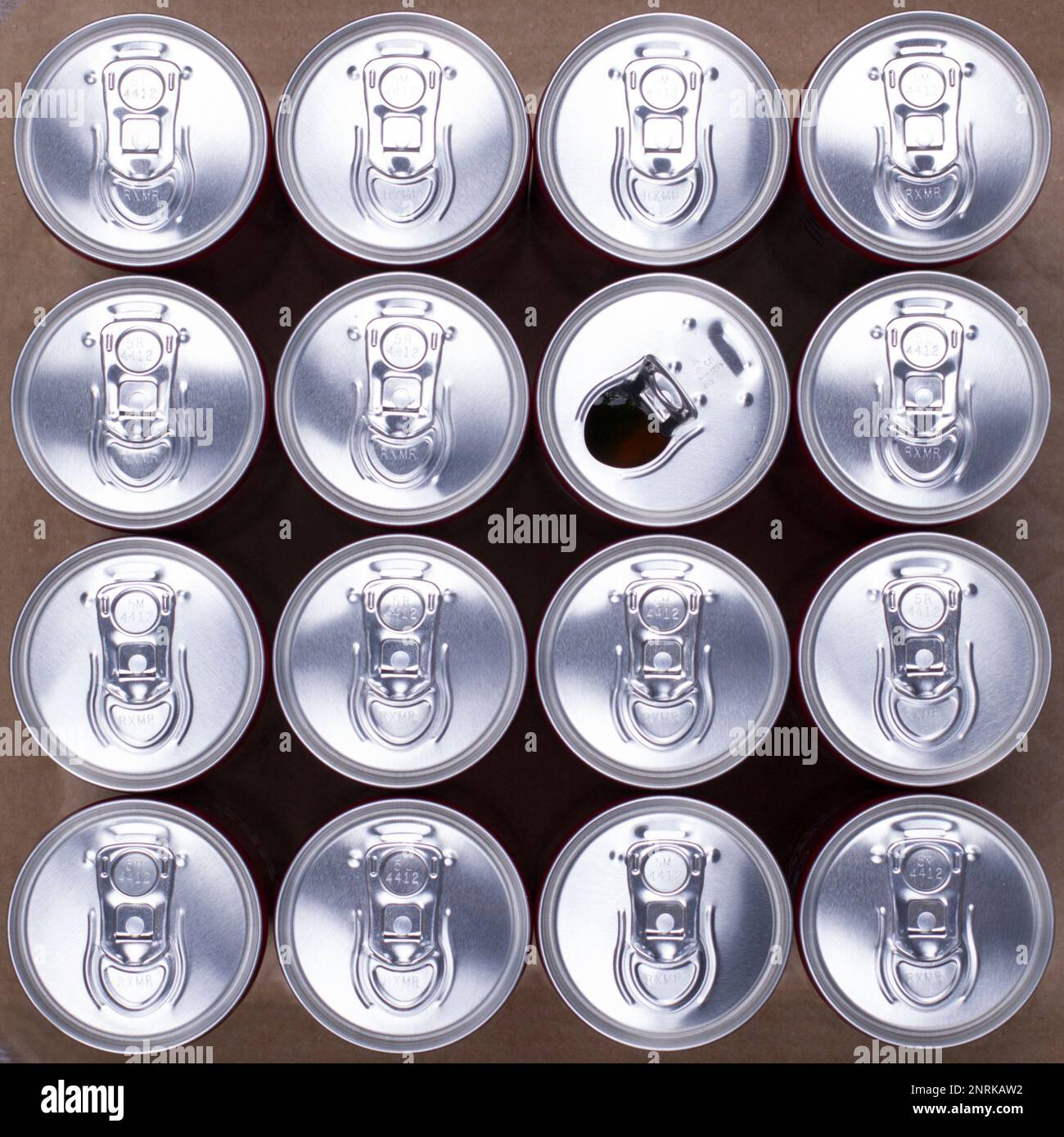 Soda cans background Stock Photo - Alamy