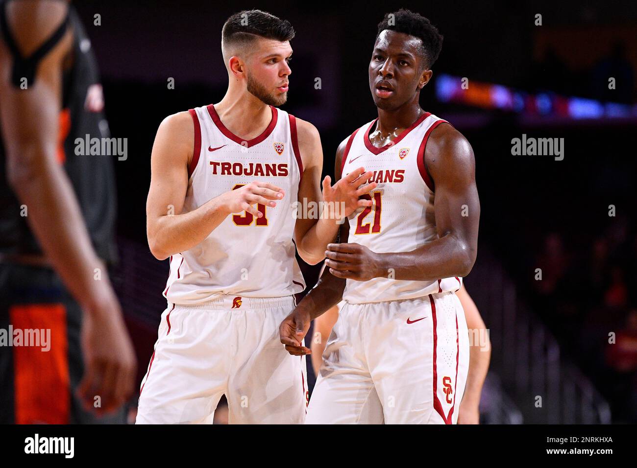 LOS ANGELES, CA - NOVEMBER 19: USC Trojans forward Nick Rakocevic (31 ...