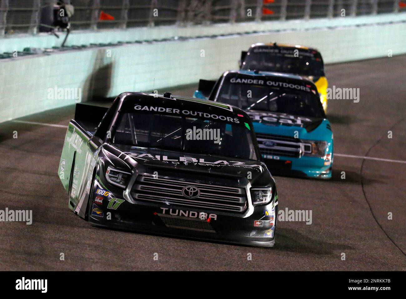 #17: Tyler Ankrum, DGR-Crosley, Toyota Tundra RAILBLAZA and #13: Johnny ...