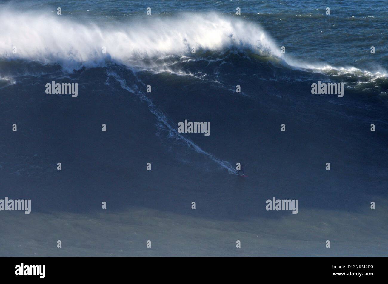 French athlete Justine Dupont, 28, surfed "the greatest wave of her