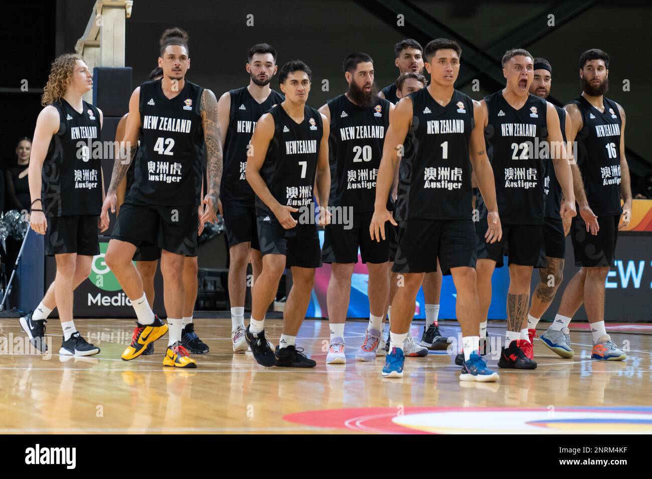 Wellington, New Zealand. 27th Feb, 2023. New Zealand prepare to perform