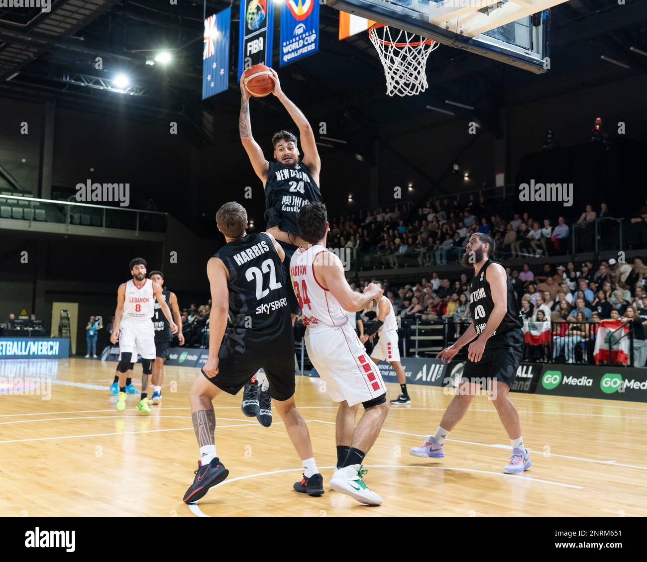 Wellington, New Zealand. 27th Feb, 2023. Tyrell Harrison (24 New