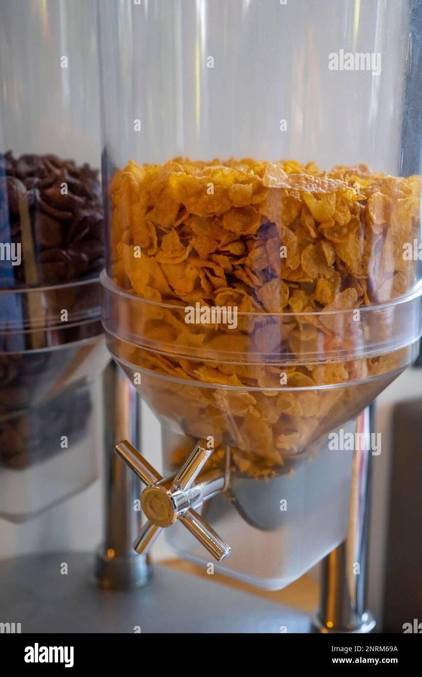 Cereal in hotel assortment hi-res stock photography and images - Alamy