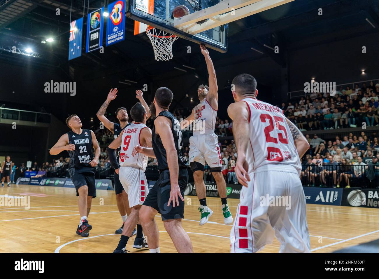 Wellington, New Zealand. 27th Feb, 2023. Gerard Hadidian (34 Lebanon