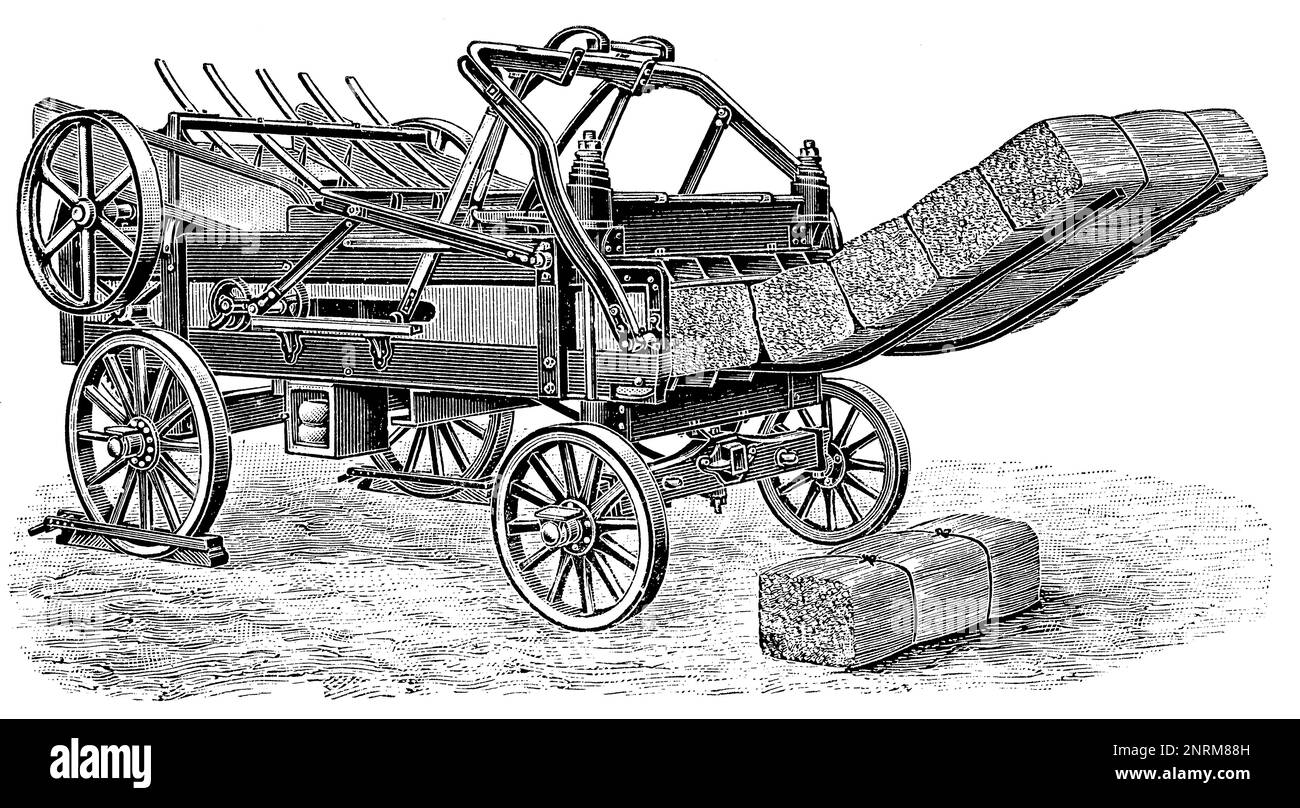 Straw press machine Cut Out Stock Images & Pictures Alamy