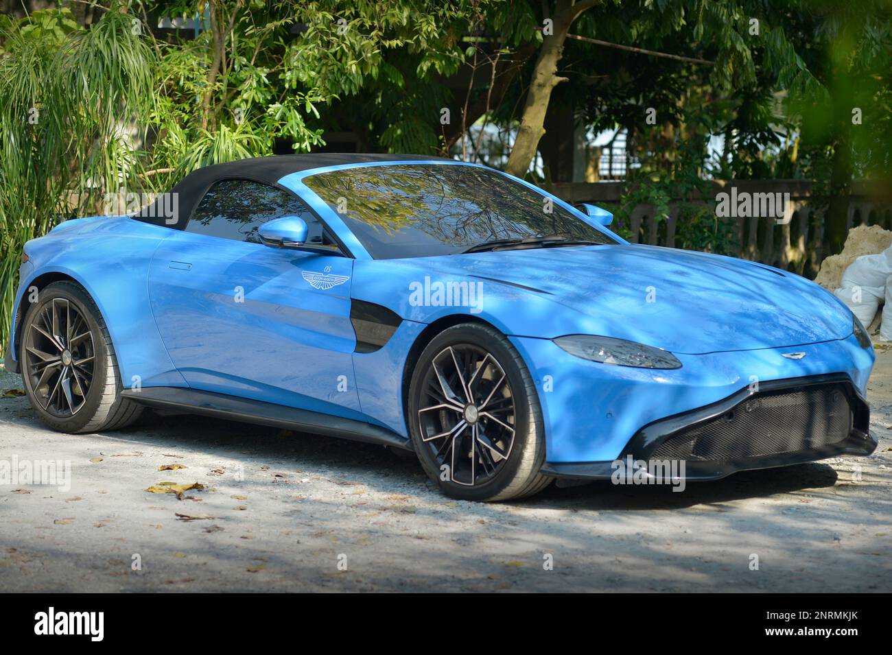 Aston Martin in Thailand Stock Photo