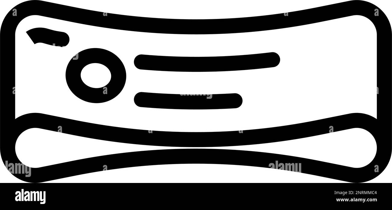 band fitness sport line icon vector illustration Stock Vector Image ...
