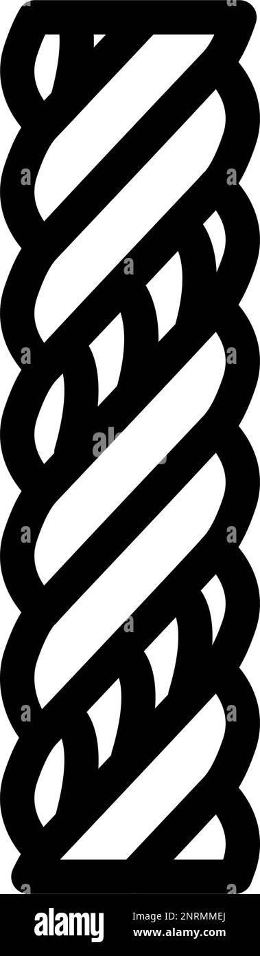 triplex wire cable line icon vector illustration Stock Vector Image ...