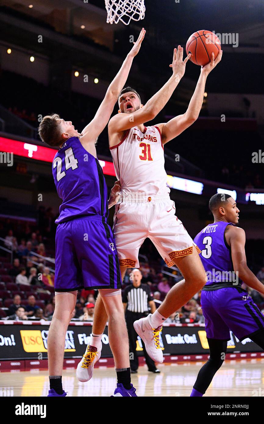LOS ANGELES, CA - NOVEMBER 08: USC Trojans forward Nick Rakocevic (31 ...