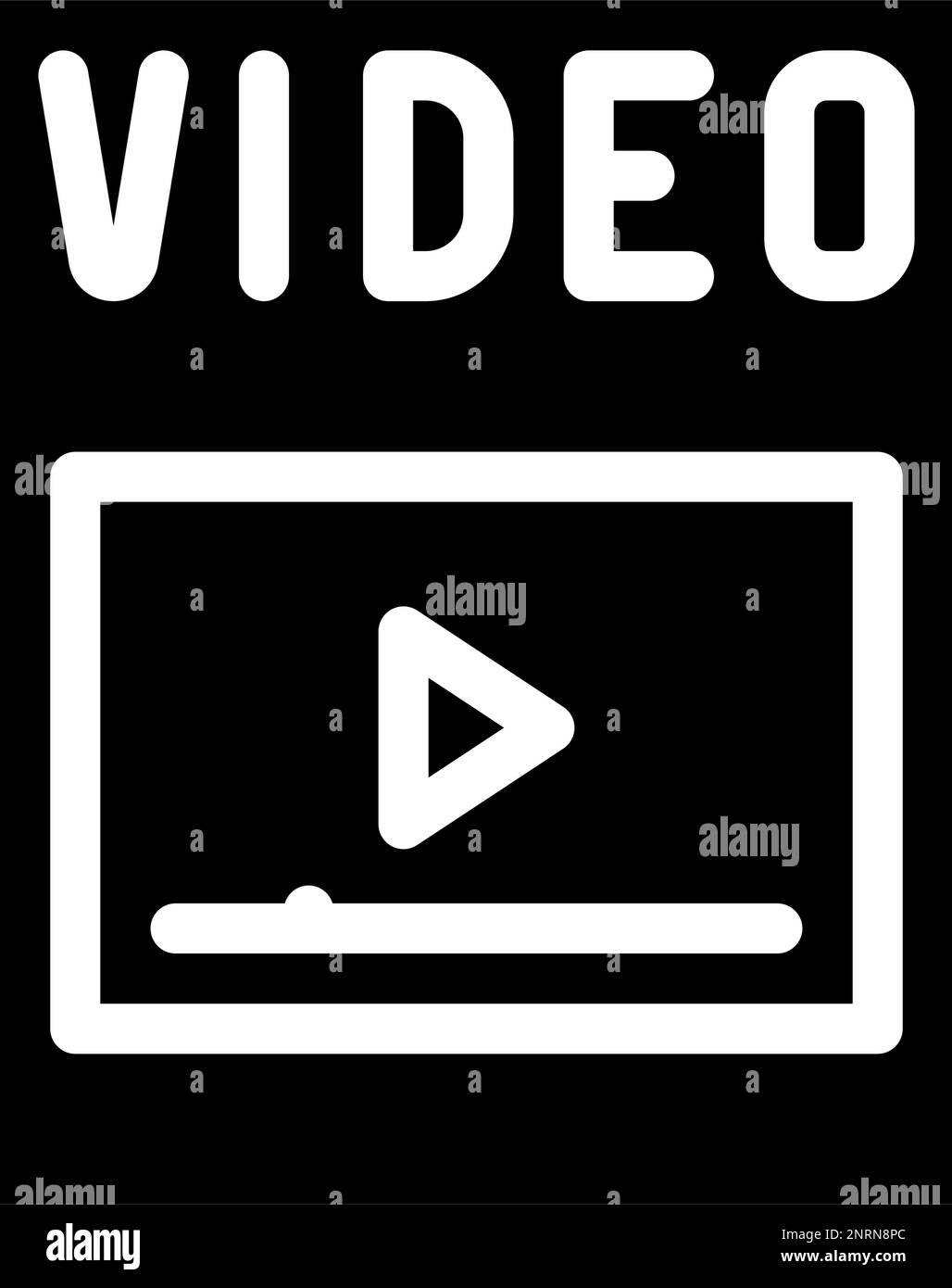 Pdf file sign icon video Black and White Stock Photos & Images - Alamy