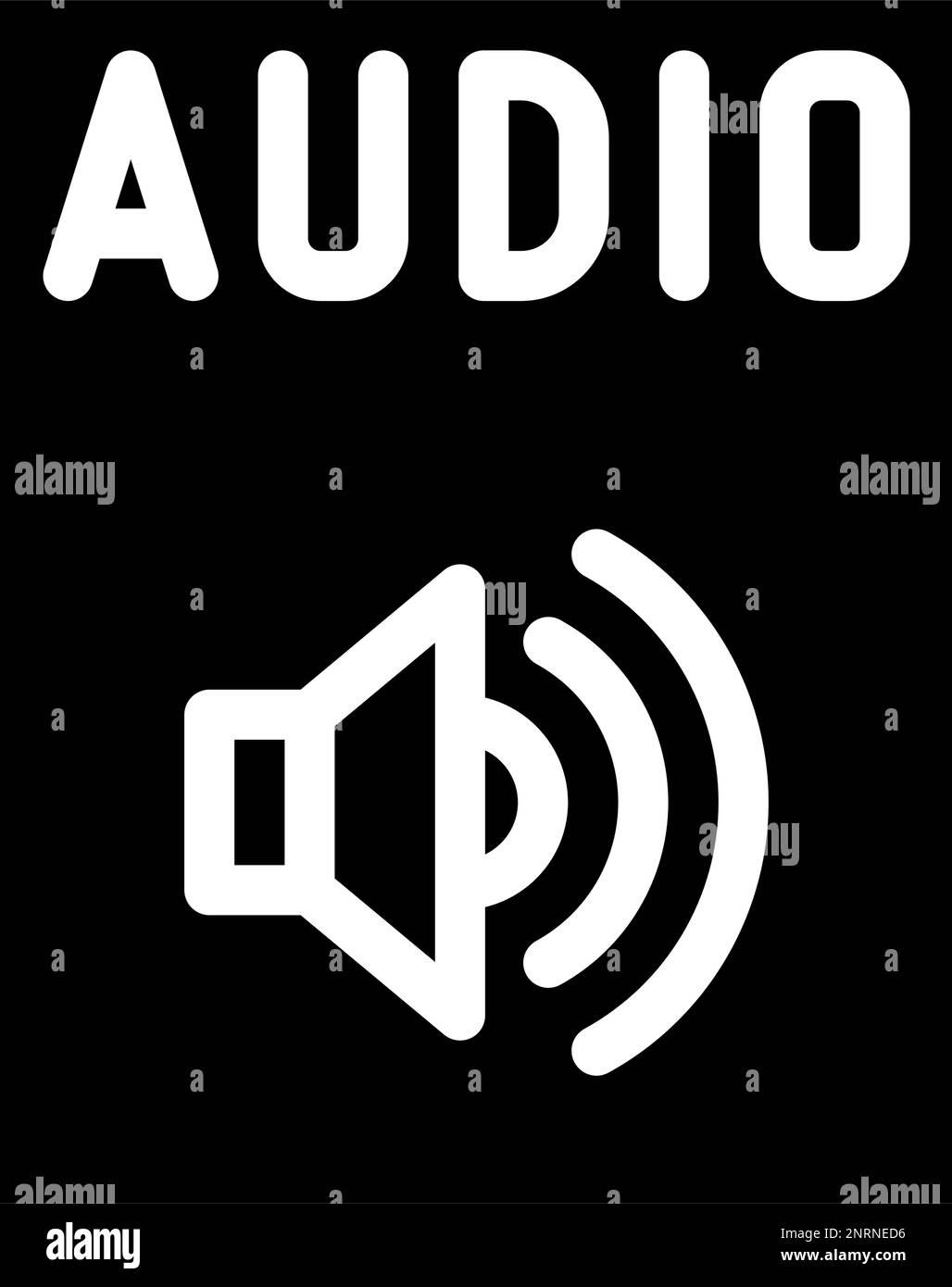 audio file format document glyph icon vector illustration Stock Vector ...