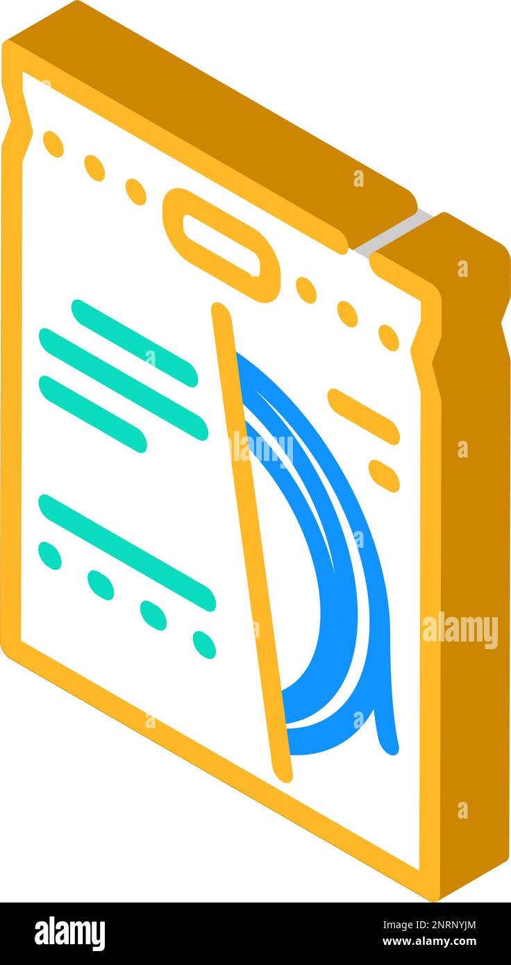string badminton isometric icon vector illustration Stock Vector Image ...