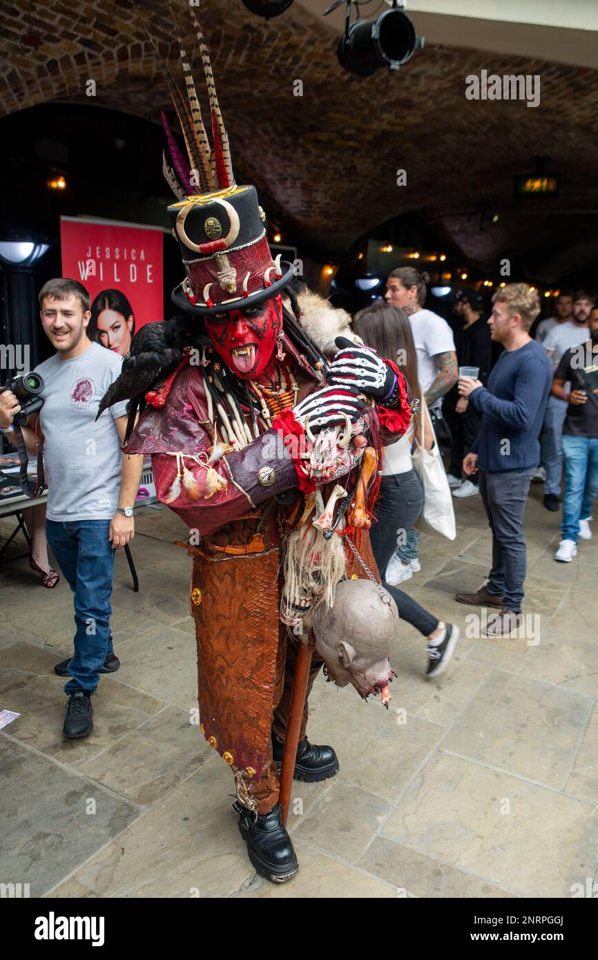 My best dressed attending at The International London Tattoo Convention 2016, Tobacco Docks, Wapping, London, E2, UK. 24th September 2016 Stock Photo