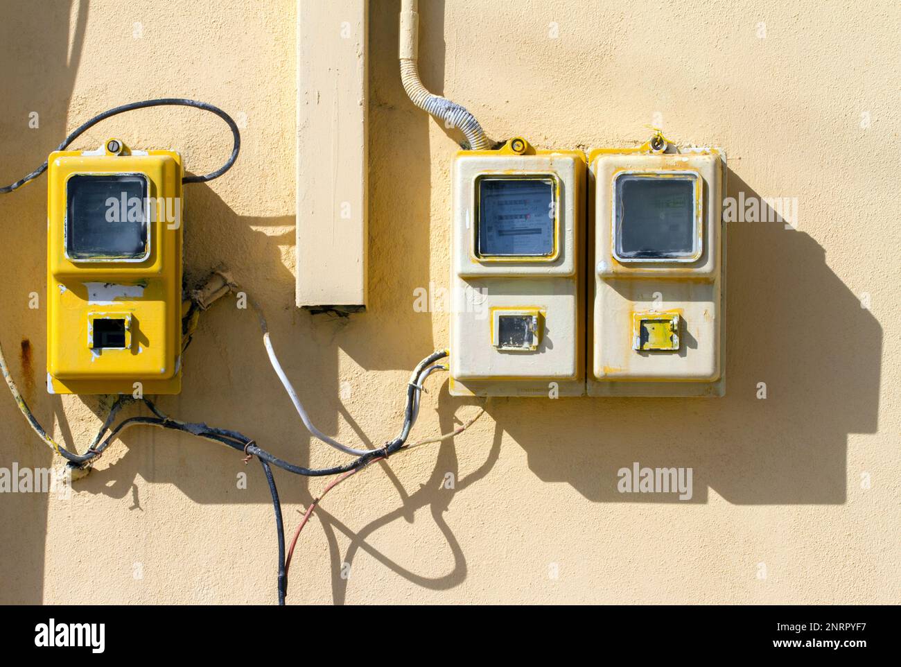 Old electric meter hi-res stock photography and images - Alamy