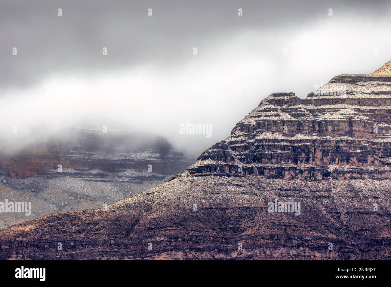 The bluffs along I-54 near Boles Acres, New Mexico just south of Alamogordo. Stock Photo