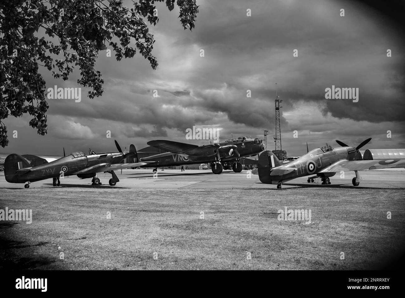 Battle Of Britain Memorial Flight Stock Photo