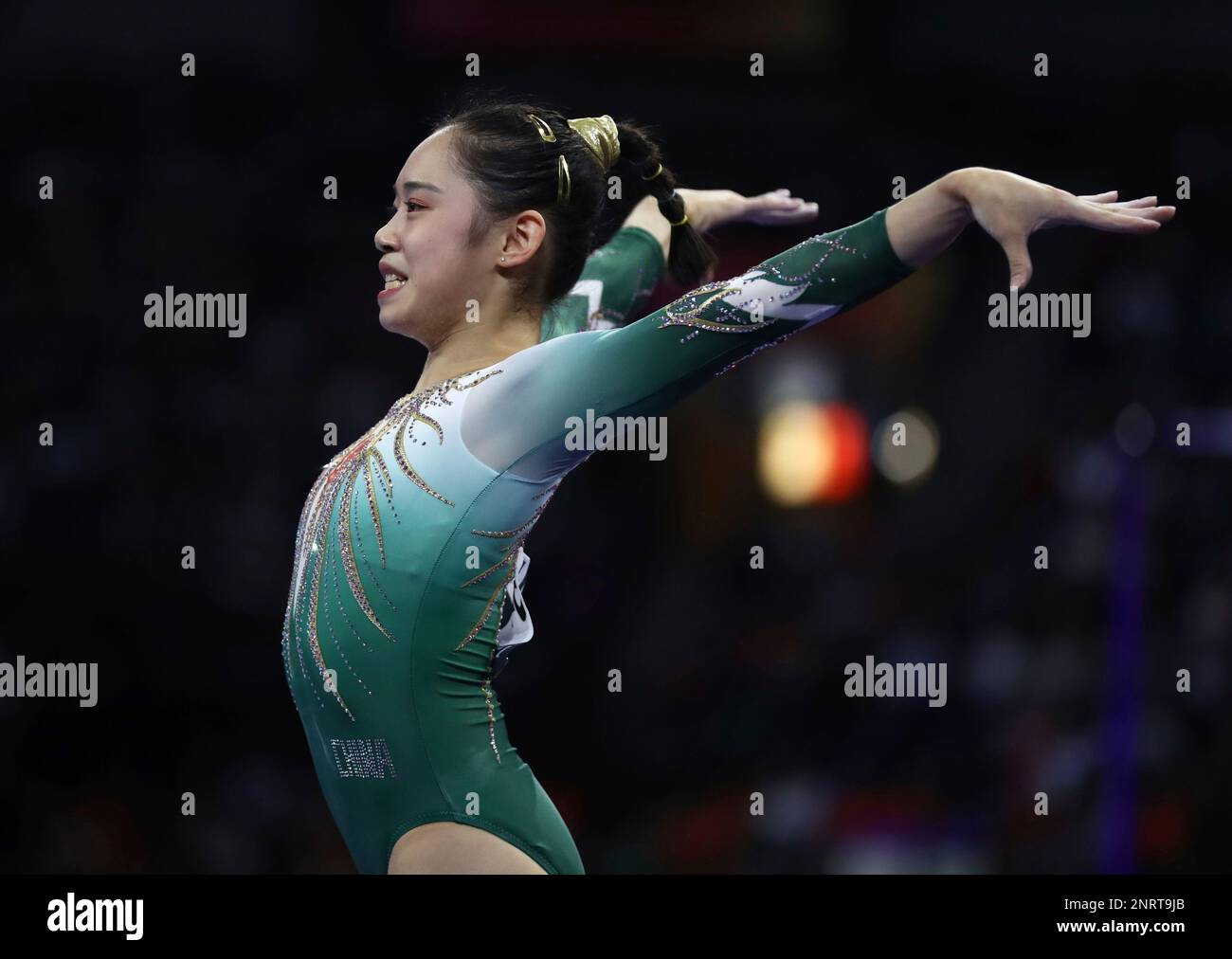 LIU Tingting of China performs the final apparatus of Women's Balance ...
