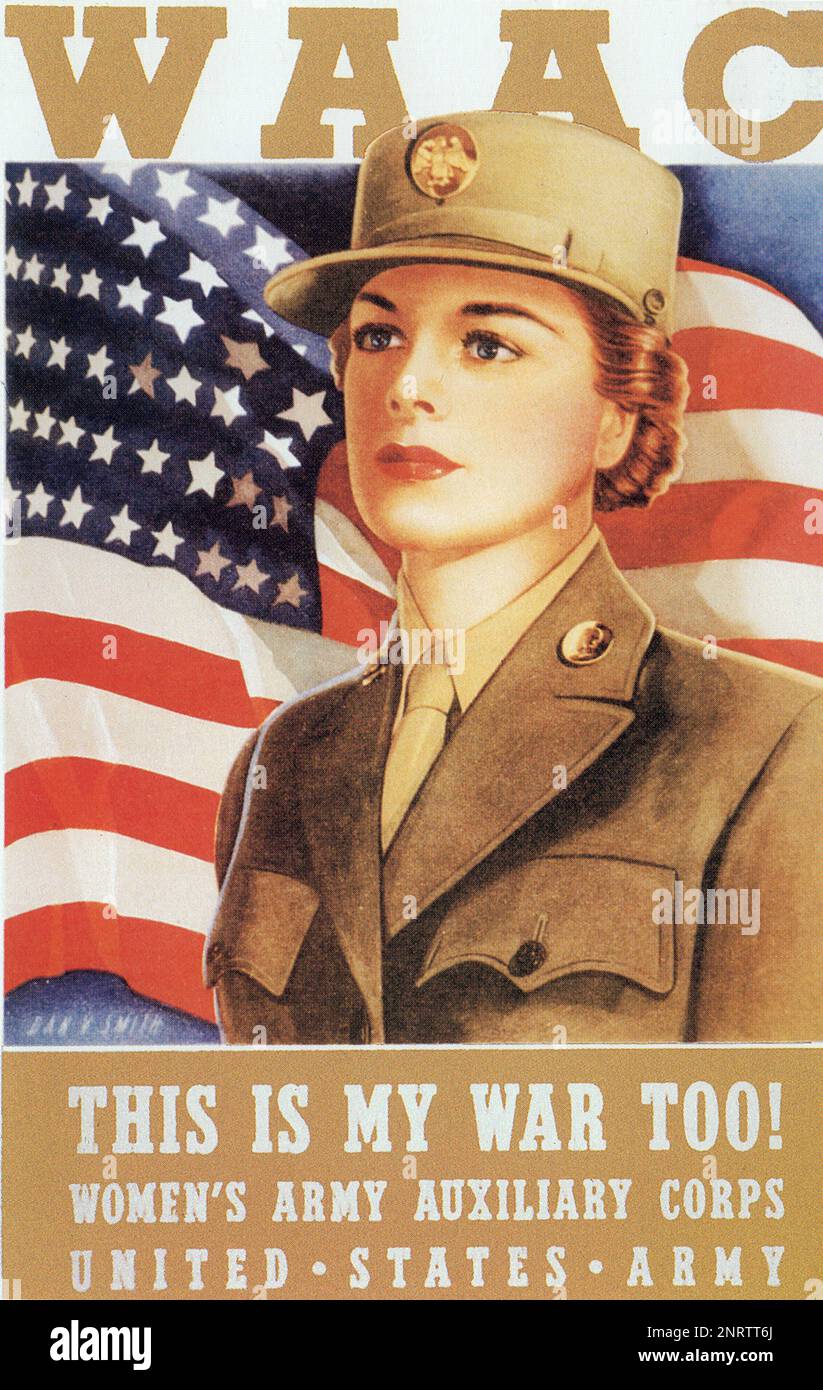 Women's Army Corps WW2 Stock Photo Alamy