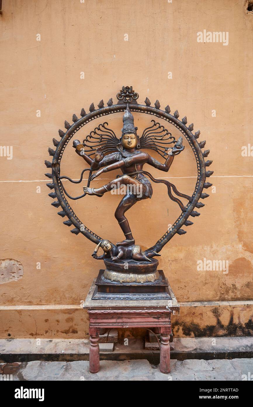 Standing Lord Shiva 21 Brass Statue, Shiva Idol, Brass Shiva