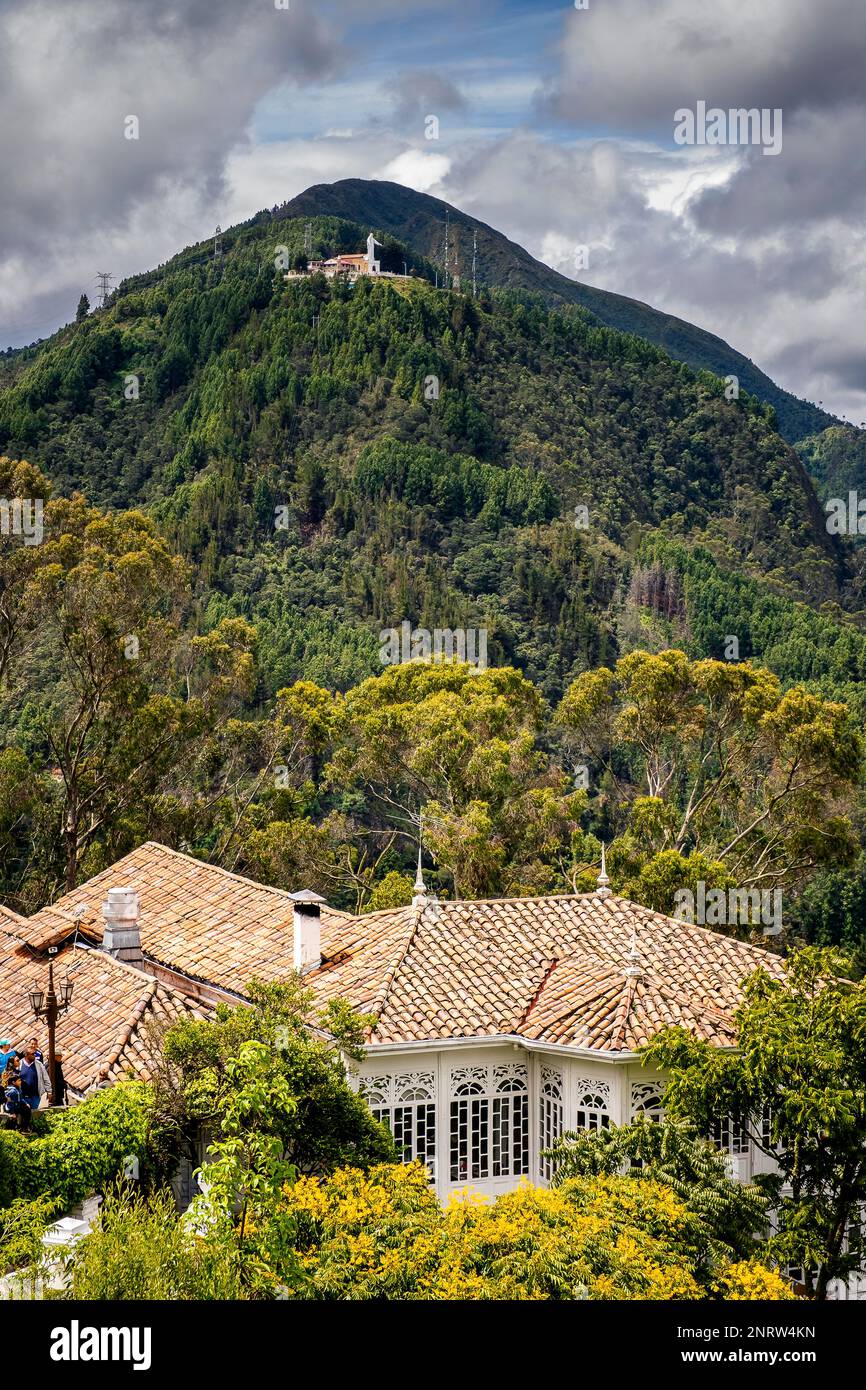 Cerro de Guadalupe, from Cerro de Monserrate, Bogota, Colombia Stock Photo