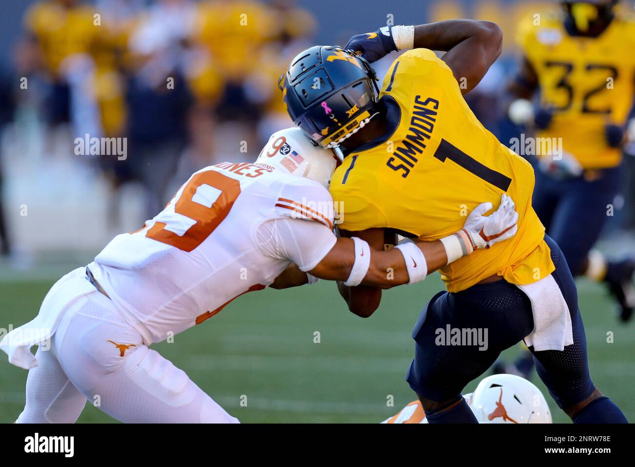 WV OCTOBER 05 Texas Longhorns defensive back Brandon