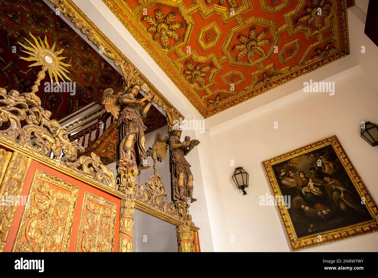 Detail, Capilla del Sagrario, Sagrario chapel, Bogota, Colombia Stock Photo