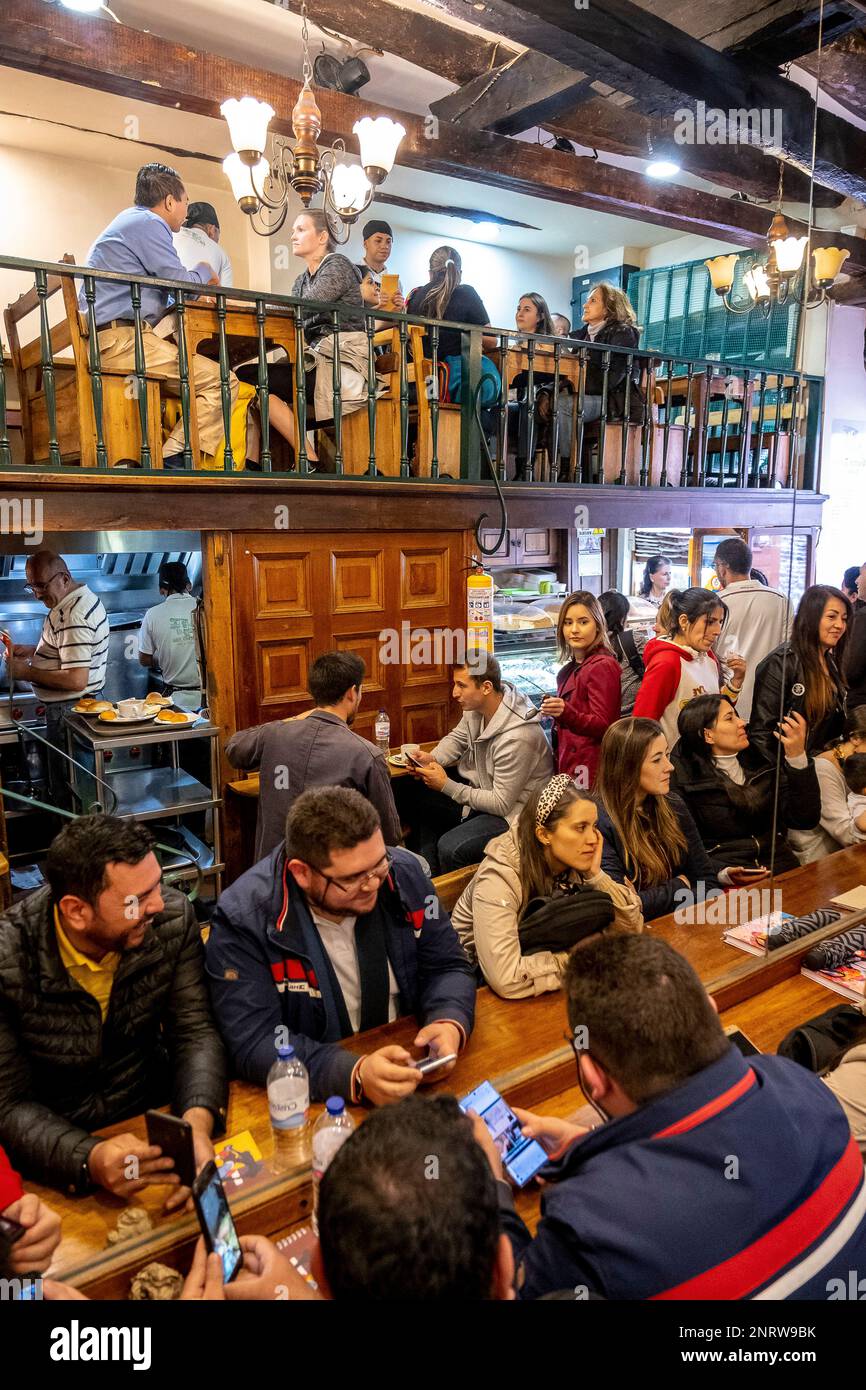 La Puerta Falsa restaurant, Bogotá, Colombia Stock Photo