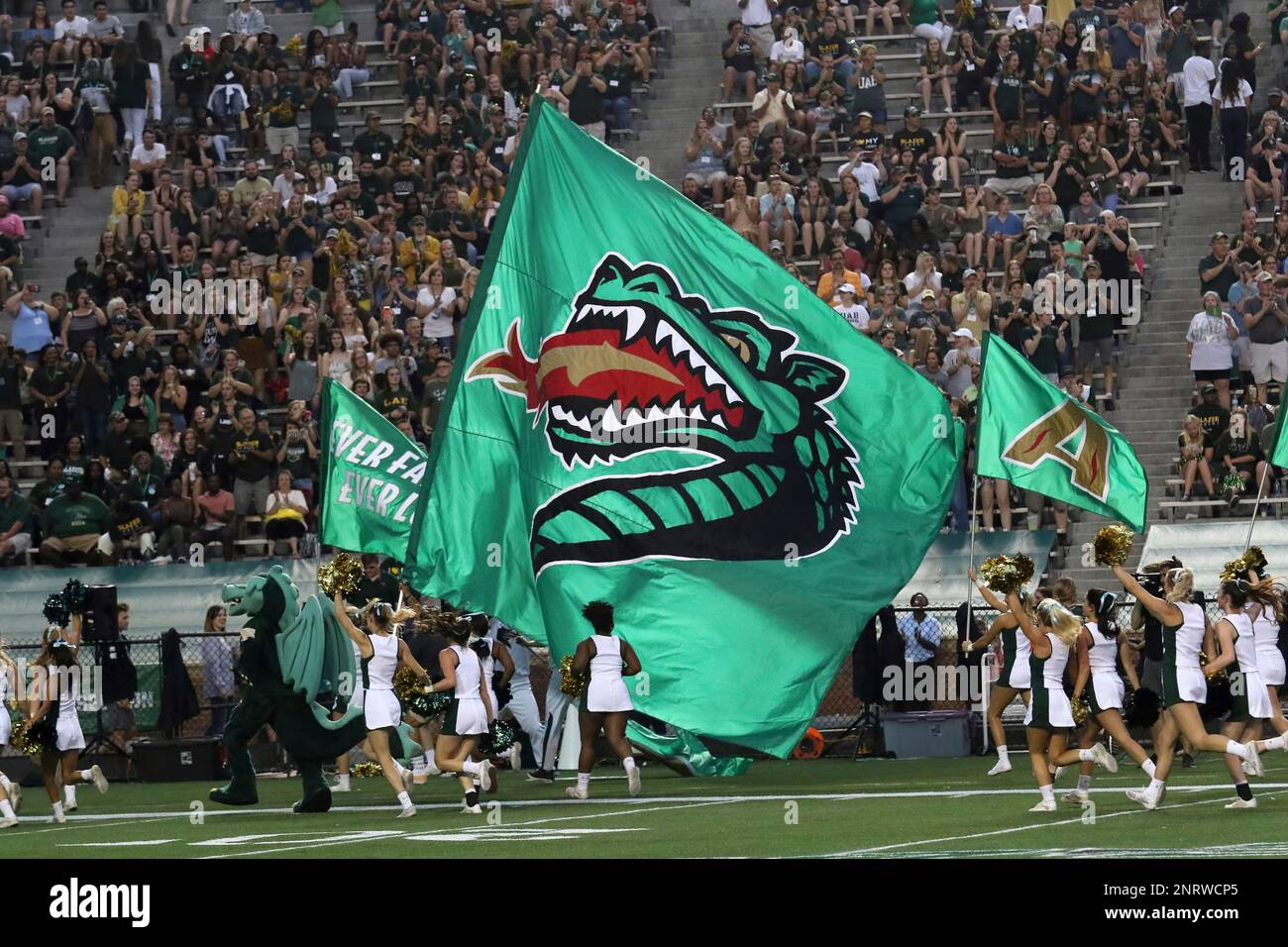 BIRMINGHAM, AL - OCTOBER 05: The UAB flag is seen during the game ...