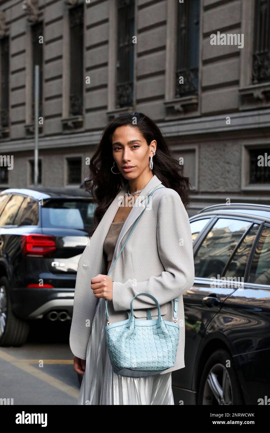 Belgian singer-songwriter Ciinderella Balthazar guest at the Missoni
