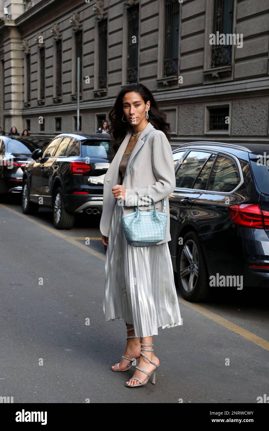 Belgian singer-songwriter Ciinderella Balthazar guest at the Missoni