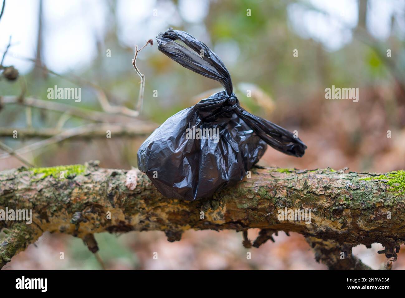Plastic bag handles tied hires stock photography and images Alamy