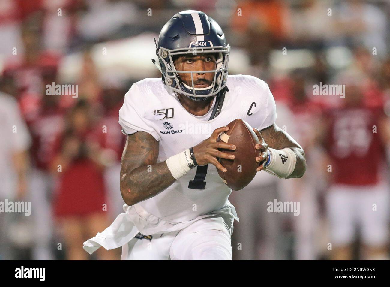 MOBILE, AL OCTOBER 03 Southern Eagles quarterback Shai Werts