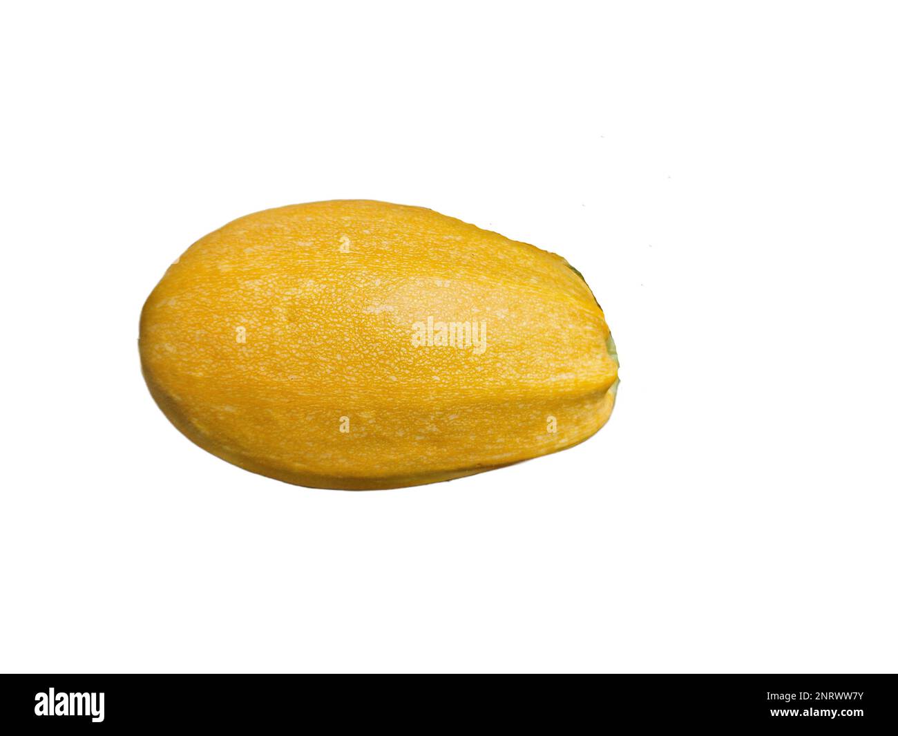 yellow zucchini isolated on white background Stock Photo