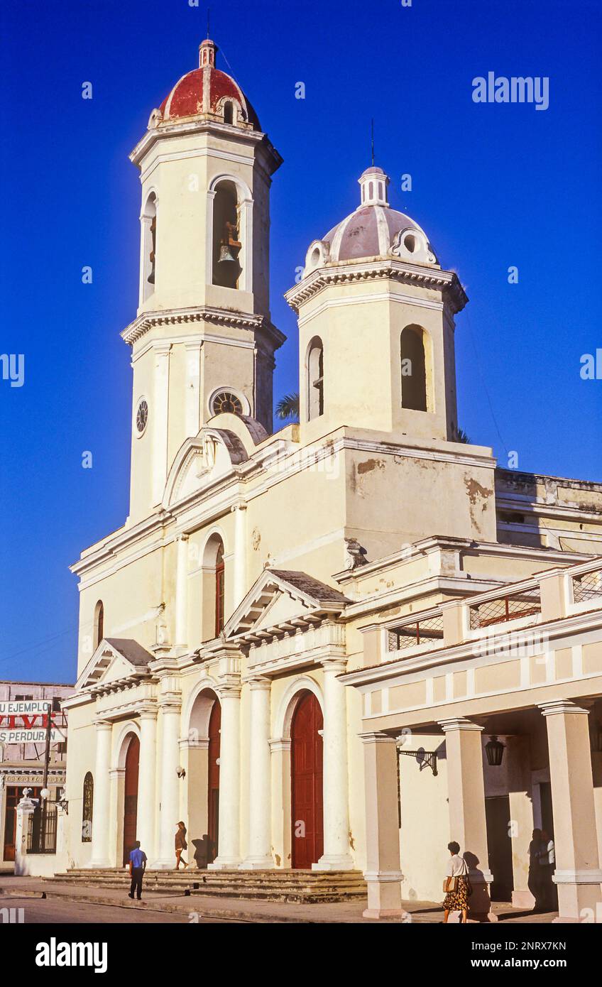 Purisima Concepcion Cathedral, Cienfuegos, Cuba Stock Photo