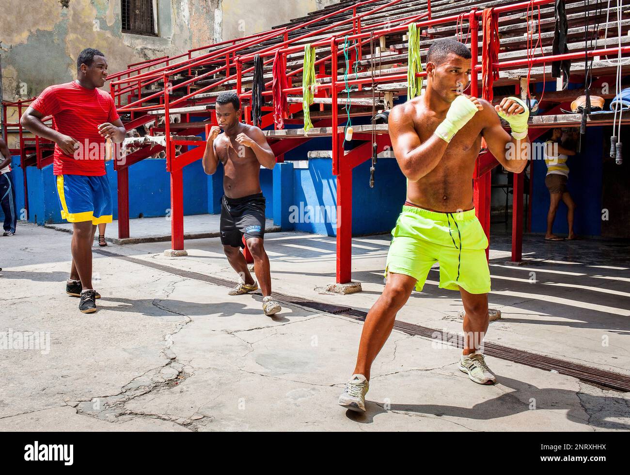 Training, in Rafael Trejo Boxing Gym, Habana Vieja, La Habana, Cuba
